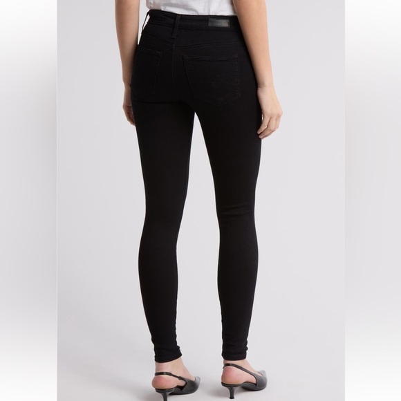 AG The Farrah High Waist Skinny Jeans in Opulent Black Size 23 NWT - Picture 2 of 8